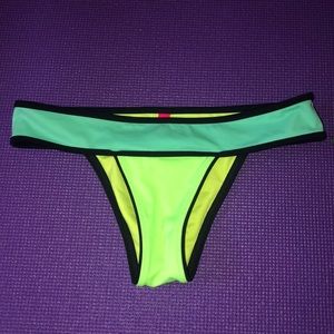 Victoria’s Secret Cheeky Bikini Bottom Blue/Green